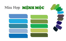 Bảng màu sơn mệnh Mộc
